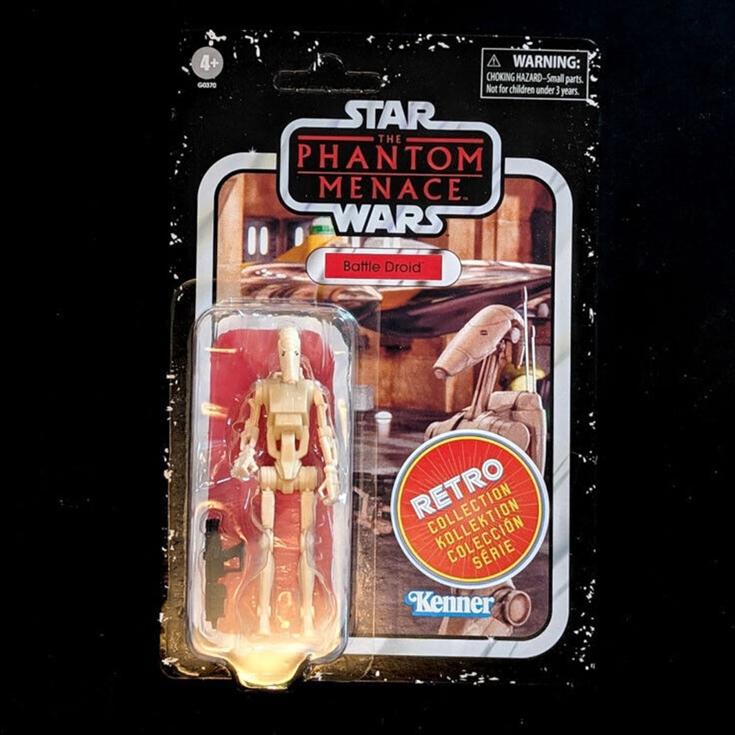 Battle Droid Star Wars Retro Collection Action Figure 1:18 Scale TPM image 0