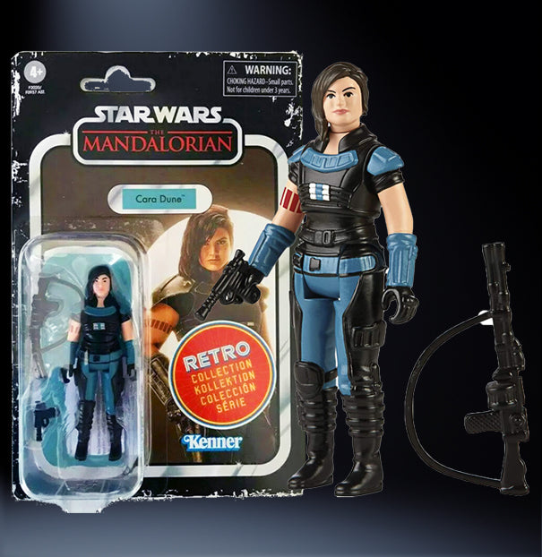 Cara Dune Star Wars Retro Collection Action Figure 1:18 Scale MANDO image 0