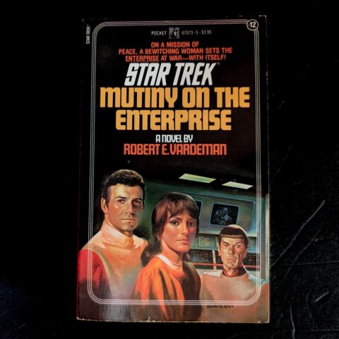 12 Mutiny on the Enterprise Star Trek The Original Series Paperback Book image 0
