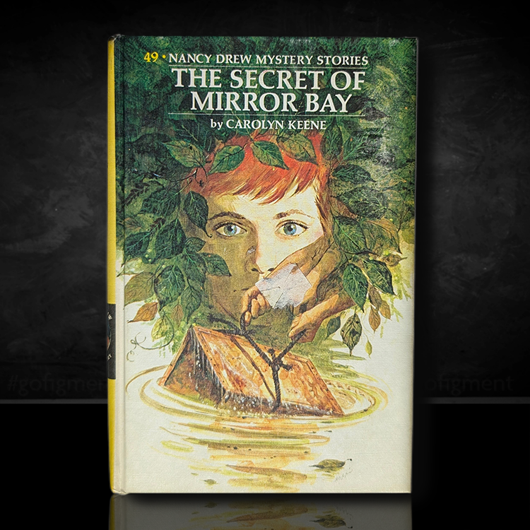 49 The Secret of Mirror Bay Nancy Drew Mystery Books -1972 Yellow Number image 0