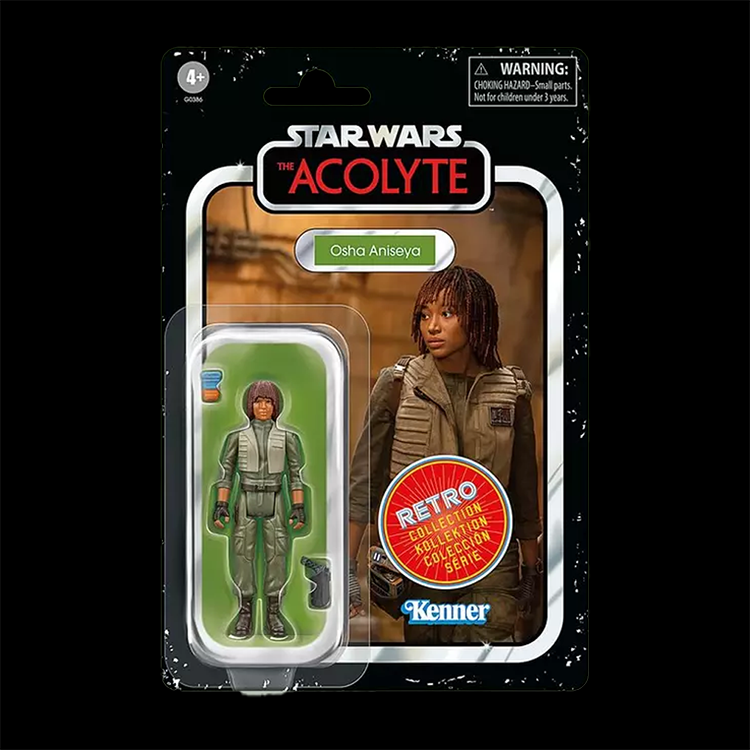 Osha Aniseya Star Wars Retro Collection Action Figure 1:18 Scale Acolyte image 0