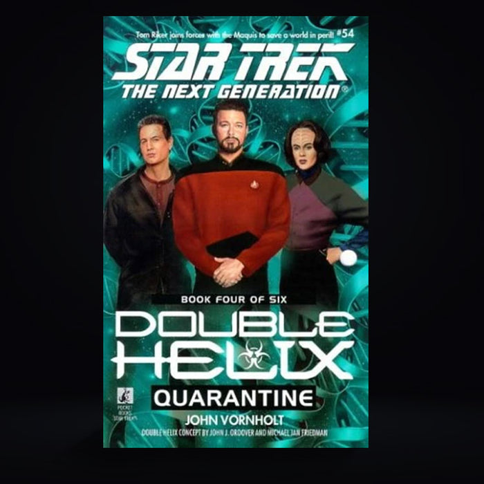 54 Quarantine Star Trek The Next Generation Paperback Book image 0