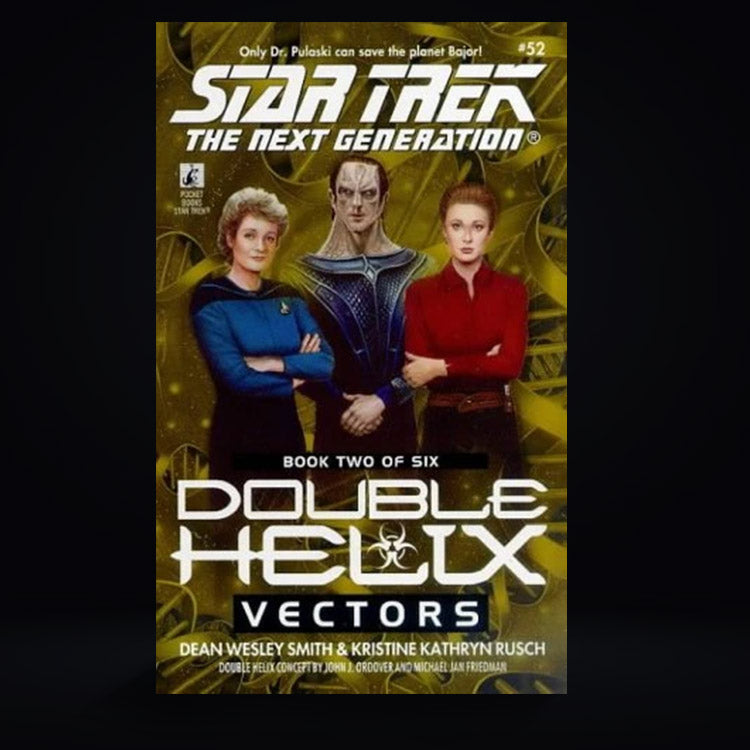 52 Vectors (Double Helix, Book 2) Star Trek The Next Generation Paperback Book image 0