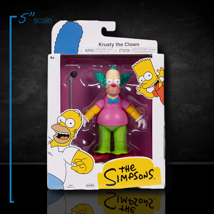 Krusty with Microphone Wave 2 Action Figure The Simpsons 5in Scale image 0