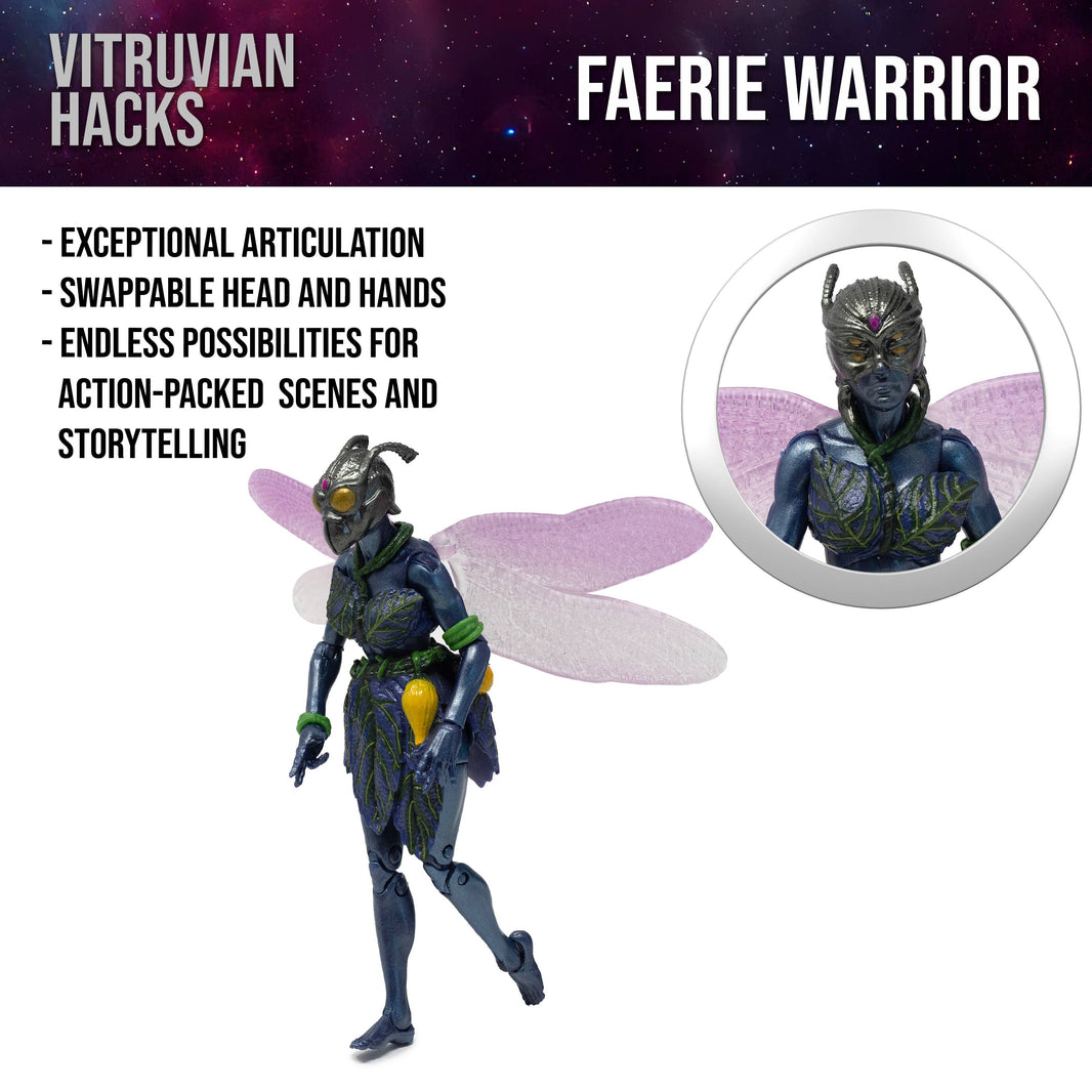 Faerie Warrior - Winged Terror Vitruvian H.A.C.K.S. Action Figure 1:18 Scale
