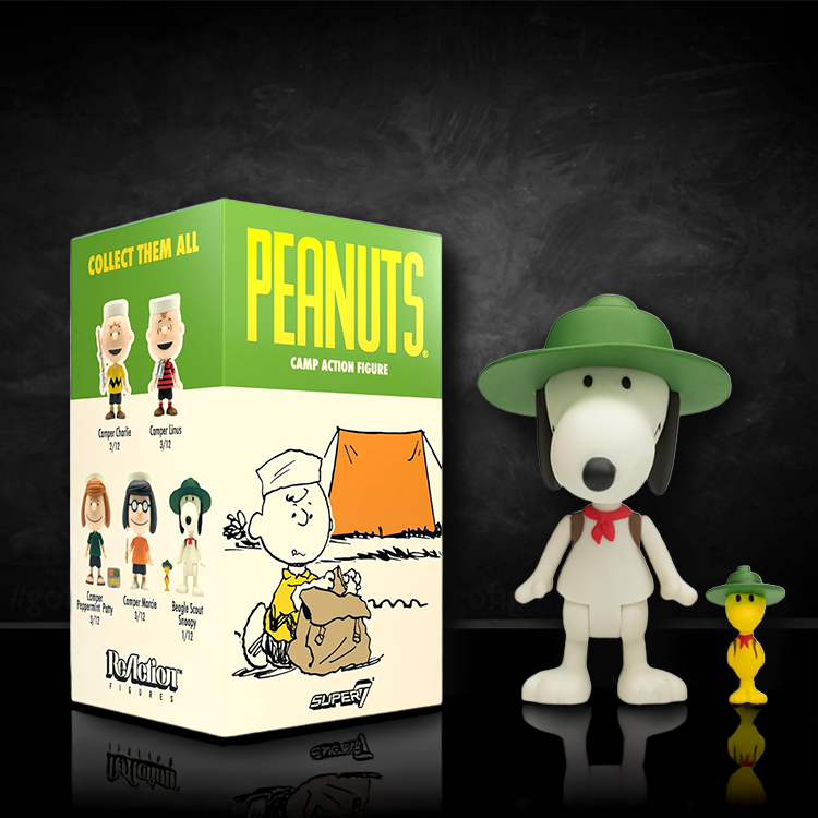Snoopy and Woodstock Super7 Peanuts Wave 3 Action Figure |3.75" LOOSE image 0