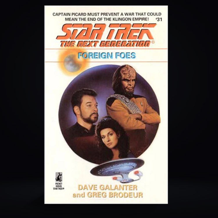 31 Foreign Foes Star Trek The Next Generation Paperback Book image 0