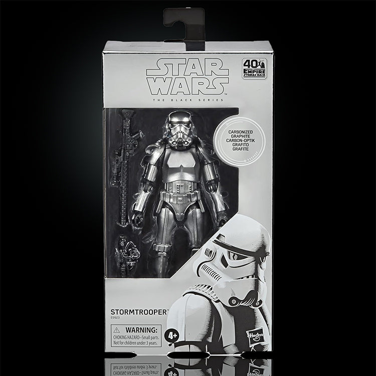 Carbon 2nd Metallic Stormtrooper Action Figure Star Wars 1:12 Scale image 0