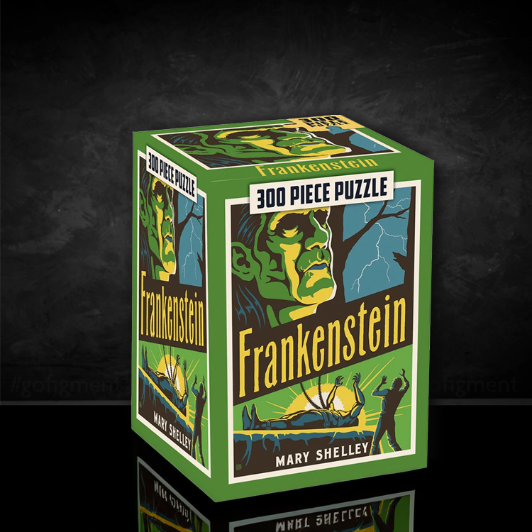Frankenstein Jigsaw Puzzle Cube Master Pieces 300 Pieces image 0