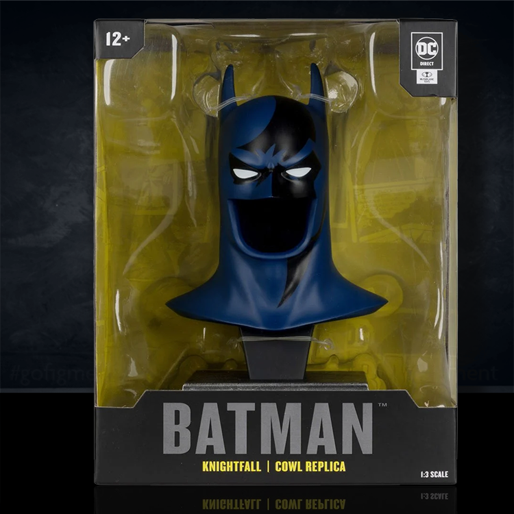 DC Direct Prop Replica Wave 1 Batman Knightfall 1:3 Scale Cowl image 0