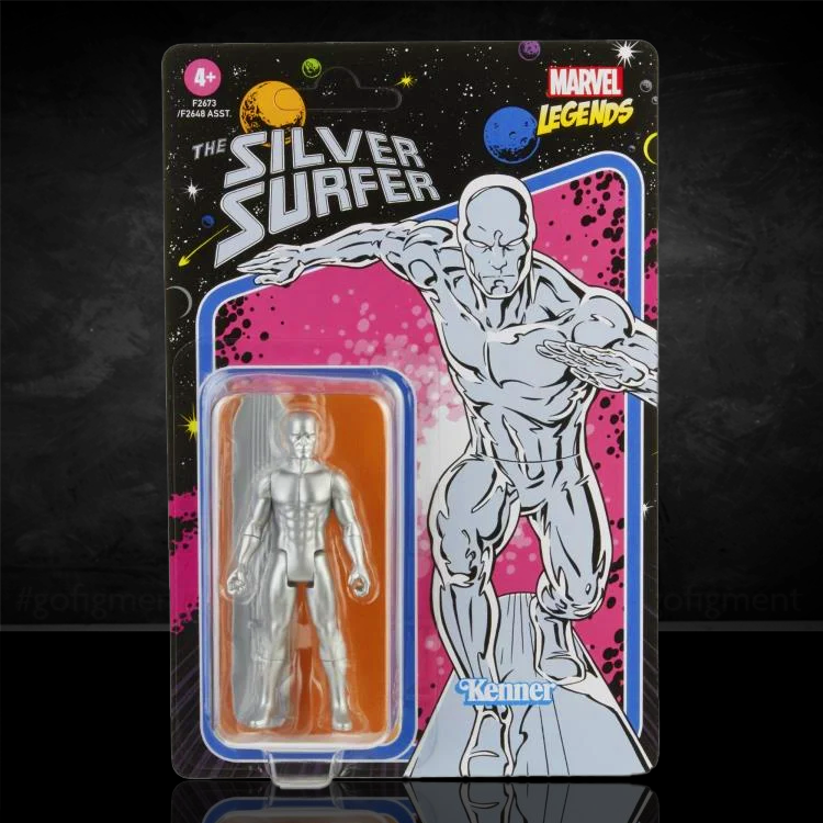 Silver Surfer Marvel Legends Retro Collection 3.75" Action Figure image 0