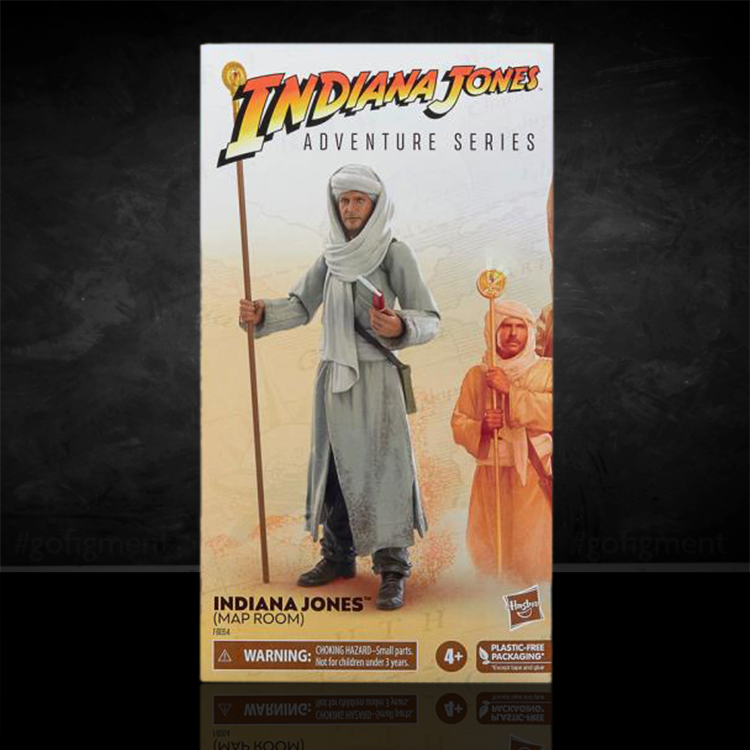 Indiana Jones -Map Room (Raiders of the Lost Ark) Adventure Series Figure image 0