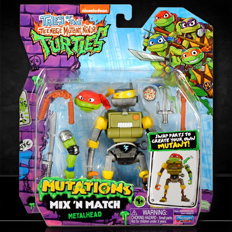 Metalhead TMNT Mutations Mix 'n Match Turtles Action Figure image 0