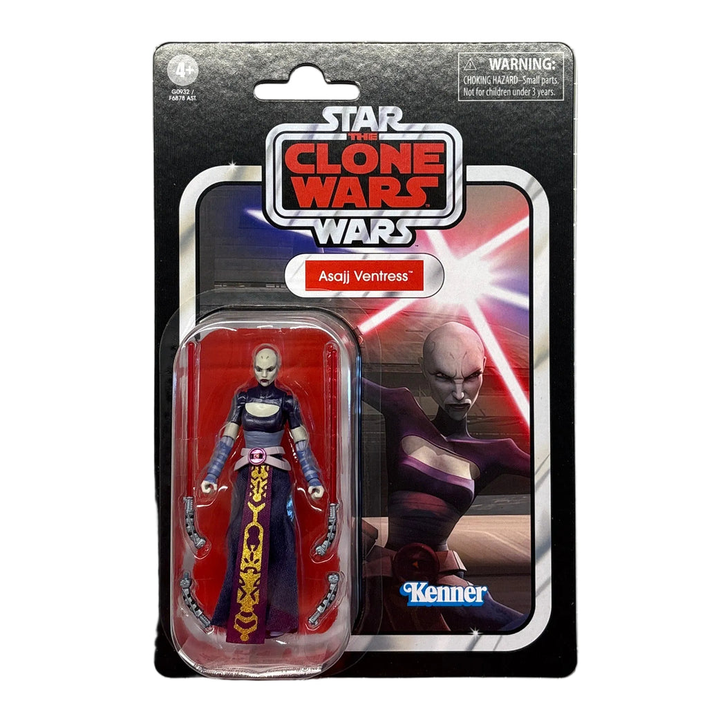 Hasbro Asajj Ventress 1:18 | 3.75" Star Wars The Vintage Collection Action Figure VC-364 in case
