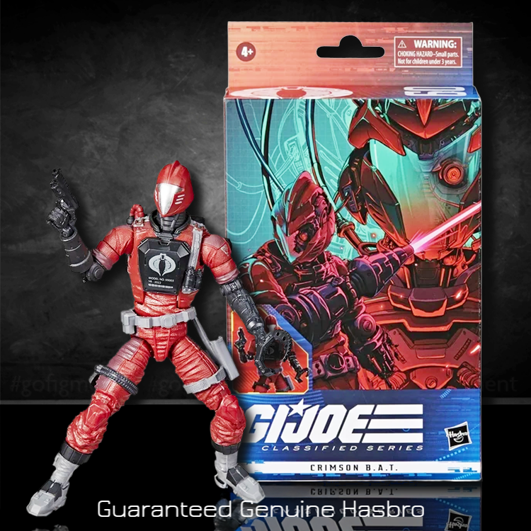 Crimson BAT Action Figure GI Joe Classified Series 6in. image 0