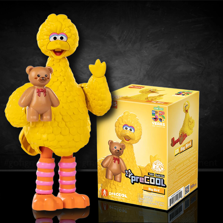 Big Bird Sesame Street Blokees Mini Model Kit 5" Scale image 0