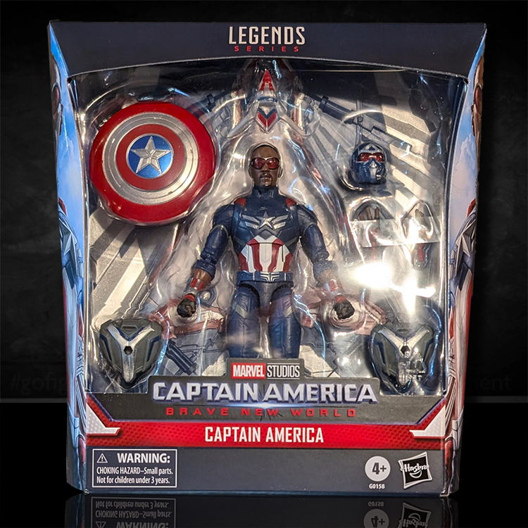 Captain America Brave New World Action Figure 1:12 Scale Marvel Legends image 0