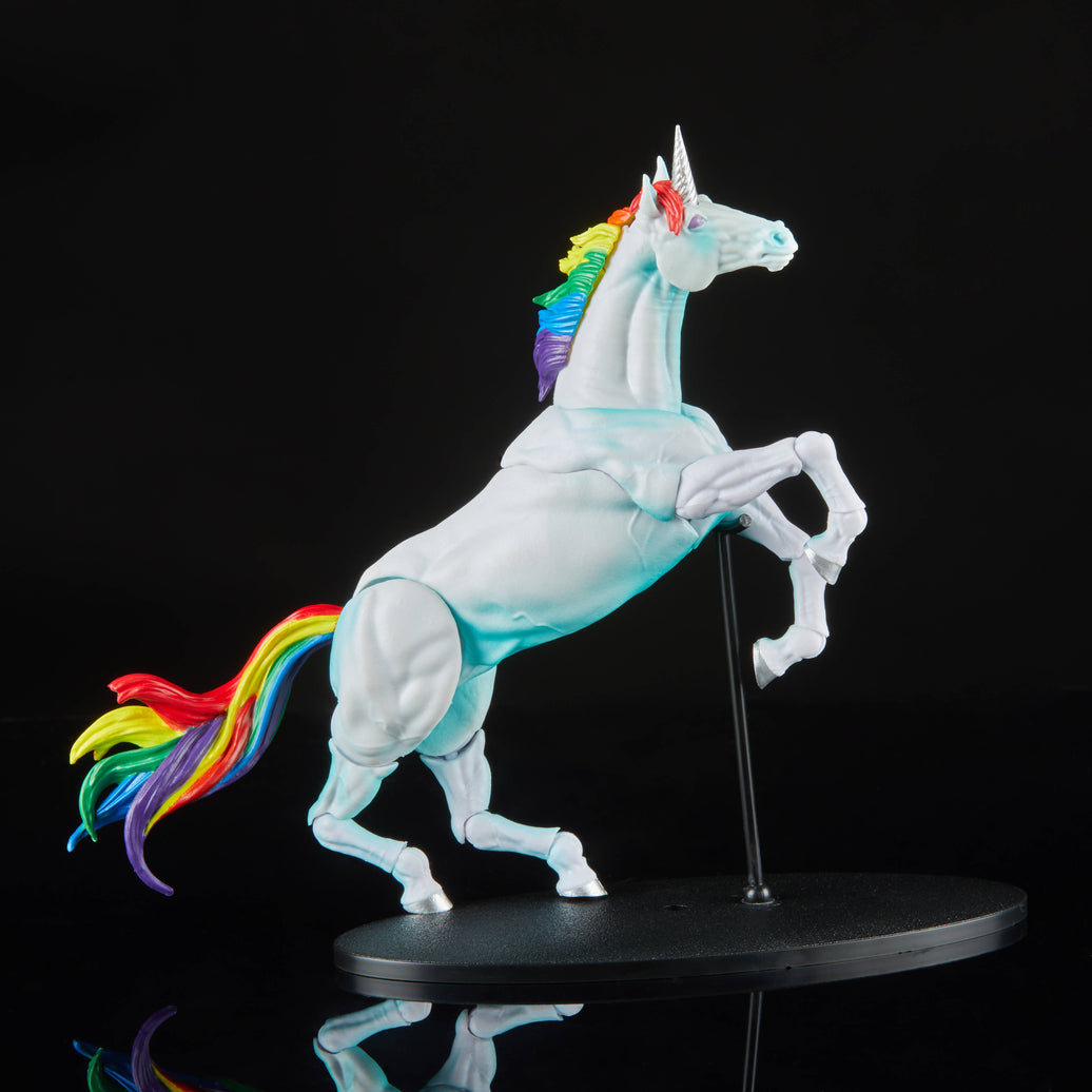 Action Figures and Collectibles by Boss Fight Studio - REDUCED! Now $15.00!! MIGHTY STEEDS ACTION FIGURE - FRANKIE with rainbow mane