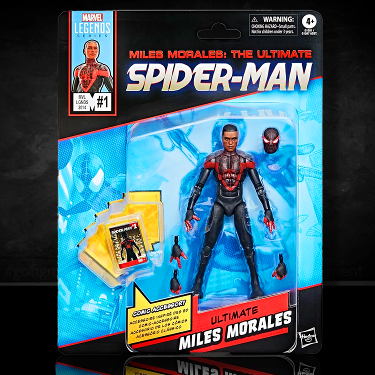 Miles Morales (SH)-Marvel Ultimate Spiderman Comics-Inspired 6 inchAction Figure image 0