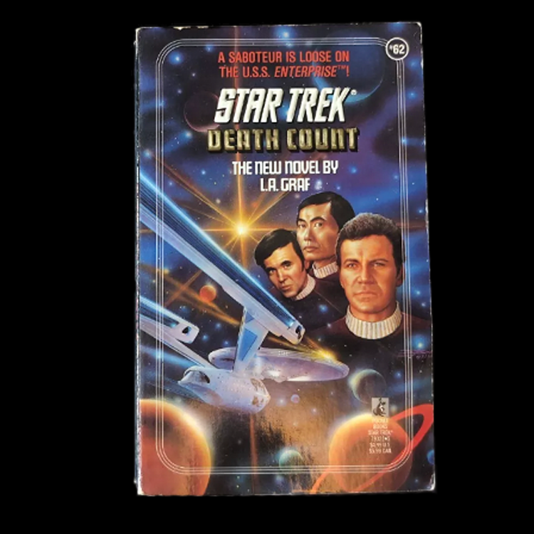 62 Death Count Star Trek The Original Series Paperback Book image 0
