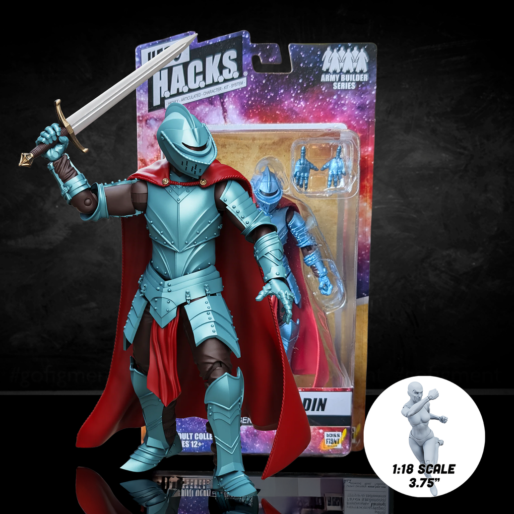 Accord Paladin Hero Legendary Knight - Vitruvian H.A.C.K.S. 1:18 Scale Action Figure