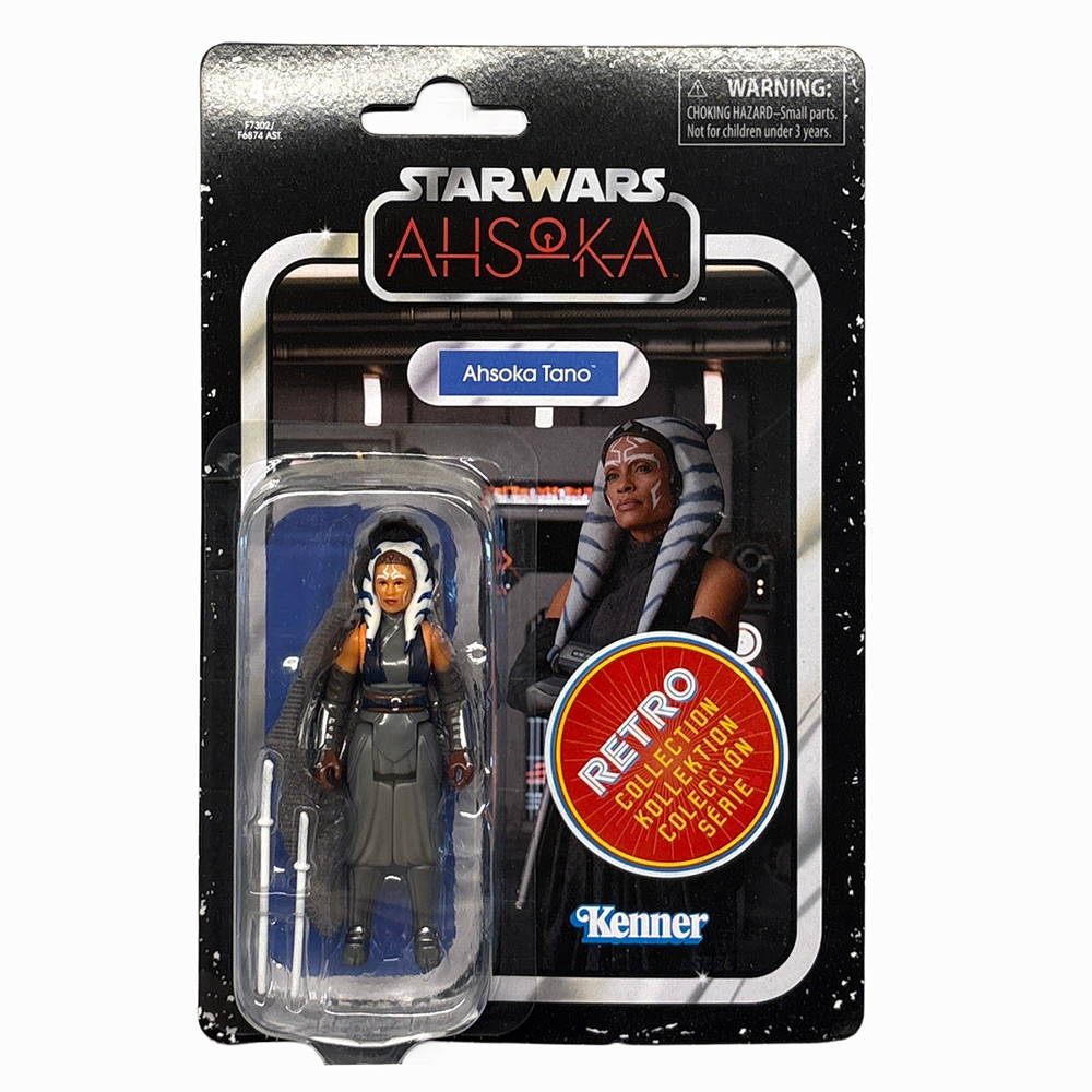 Ahsoka Tano Star Wars Retro Collection Action in case Scale Ahsoka Kenner figure