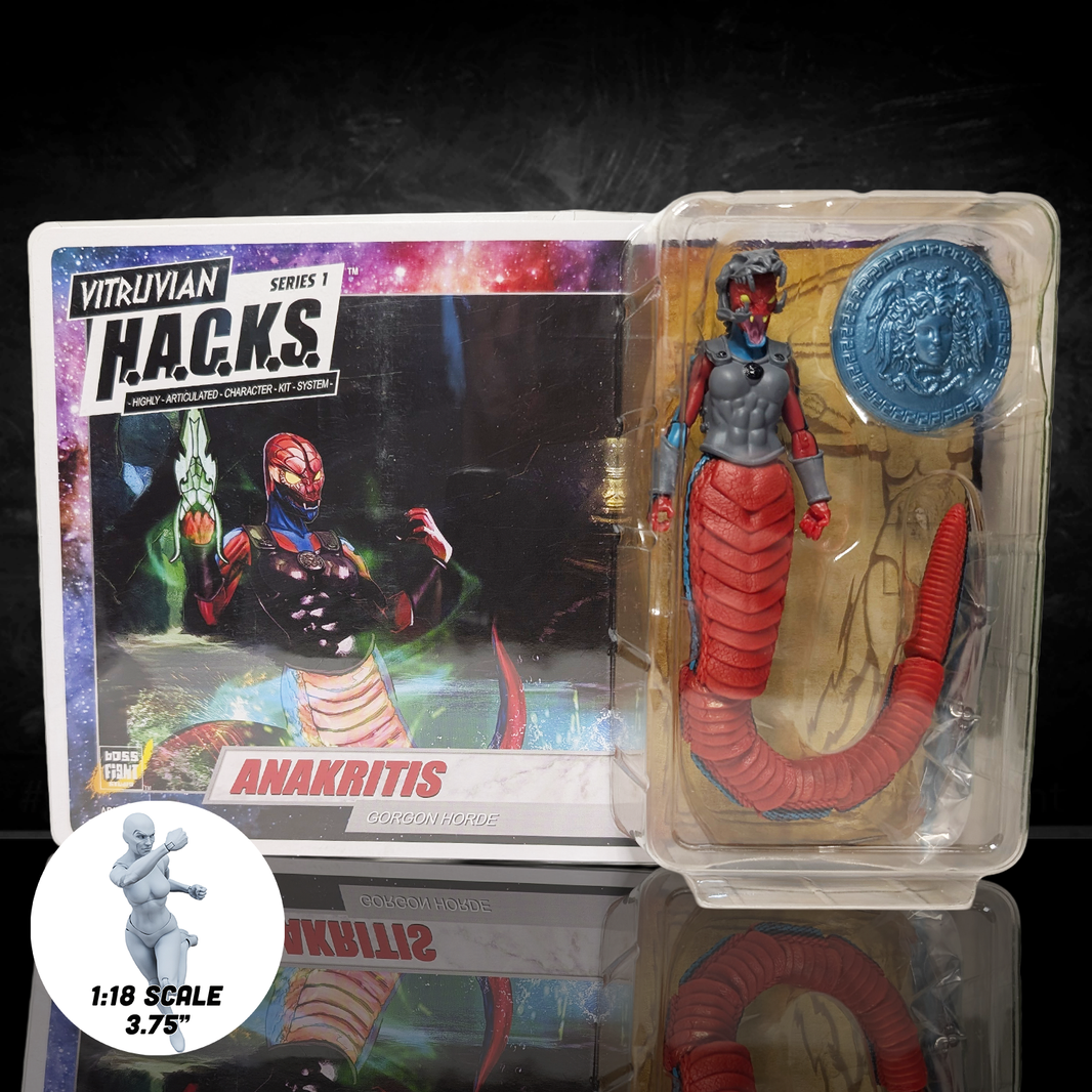 Anakritis Gorgon Vitruvian H.A.C.K.S. Series 1 Gorgon Horde 4" Figure