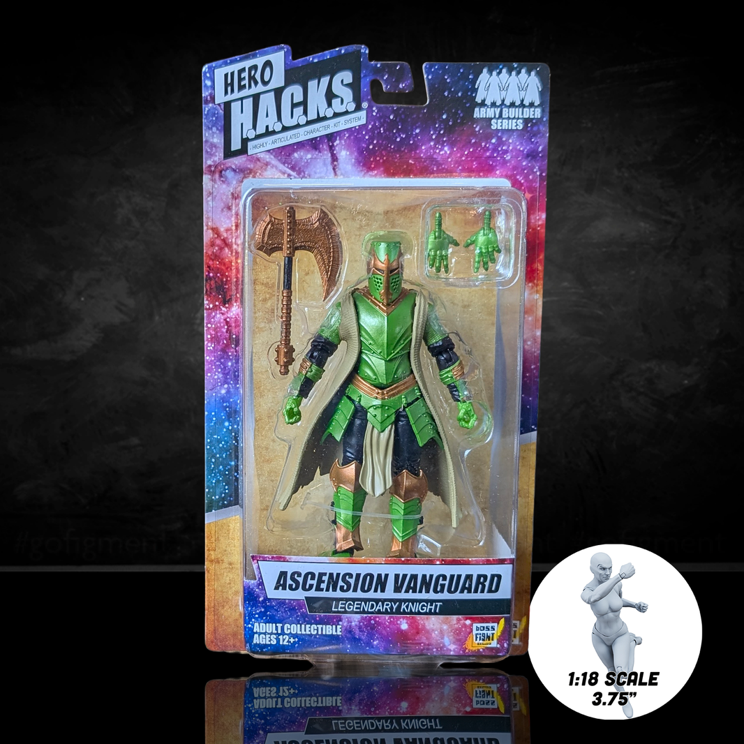 Ascension Vanguard Hero - Vitruvian H.A.C.K.S. 1:18 Scale Action Figure