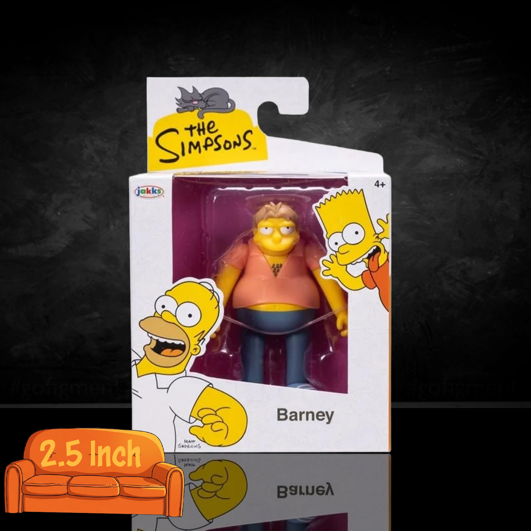 The Simpsons Barney Gumble 2.5-Inch Action Figure Springfield’s Favorite Regular