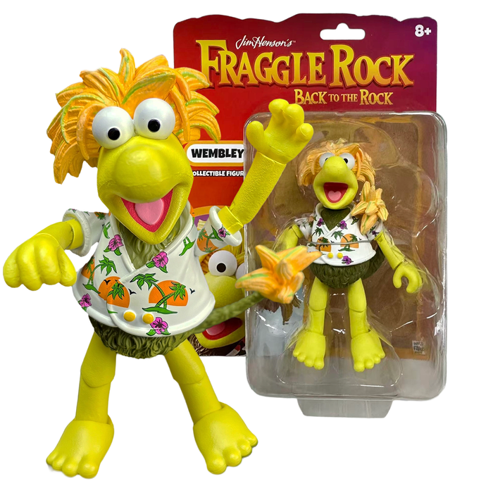 Fraggle Rock Wembley 6-Inch Action Figure Boss Fight Studio packaged collectible figure