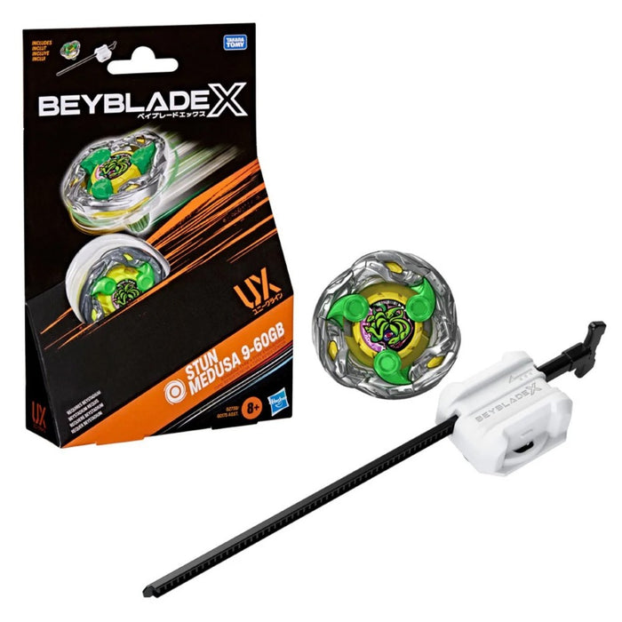 Beyblade X Stun Medusa 9-60GB UX Starter Pack Set Hasbro Beyblade Spinning Tops