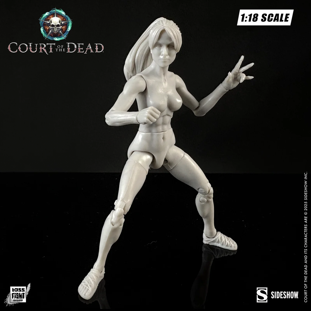 Immortal Ivory Female Court of the Dead Action Figure Blank 1:18th Scale