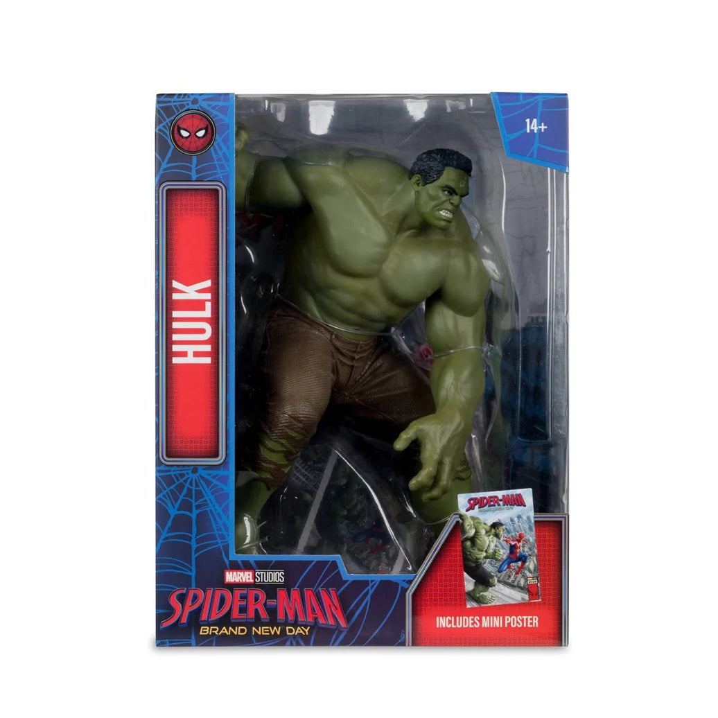 Hulk - Brand New Day 1:6 Scale Posed Figure Statue McFarlane Toys by Hasbro in Spider-Man themed packaging with mini poster.