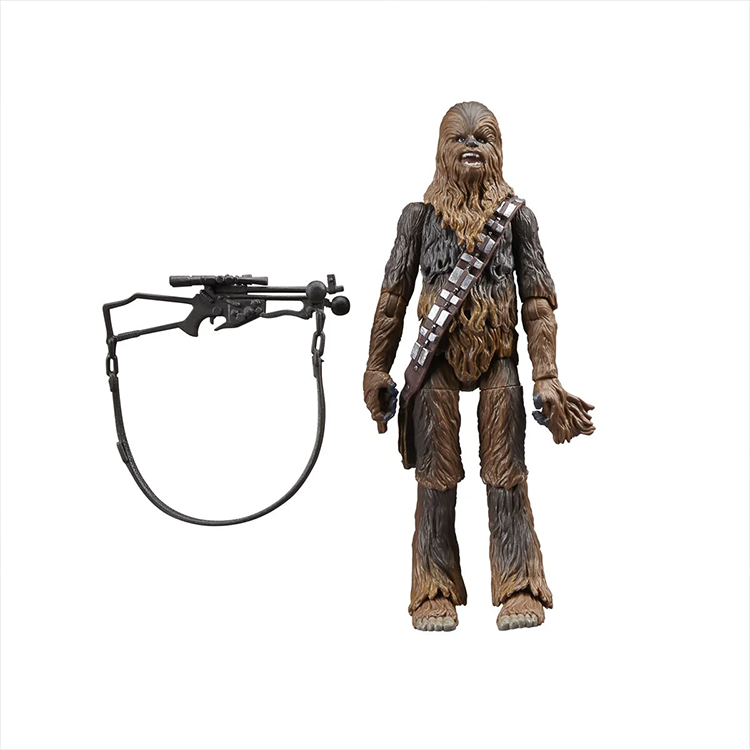 Kenner Star Wars Vintage Collection Chewbacca action figure with detailed fur and bowcaster accessory, 3 3/4-inch scale.