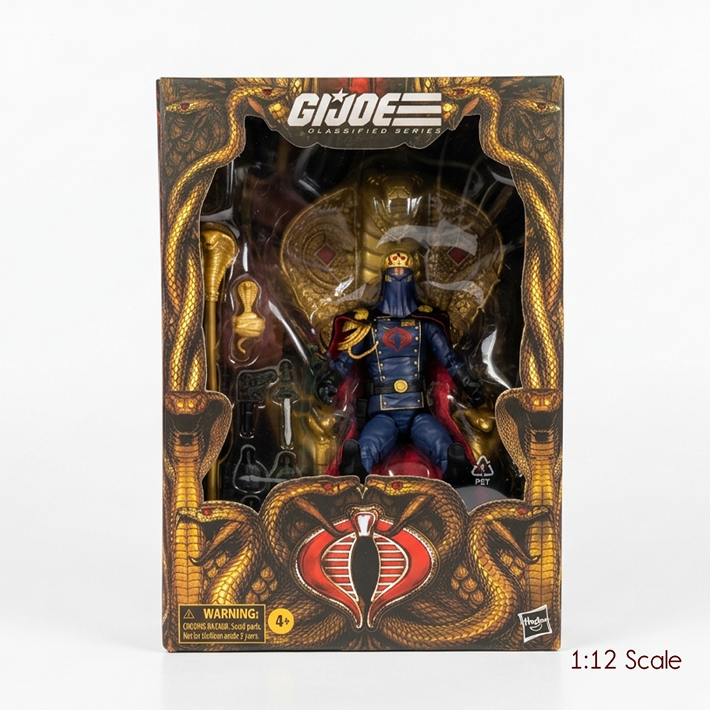 Cobra Commander in Dress Uniform 1:12 Scale 6" GI Joe Classified Deluxe Action Figure Hasbro