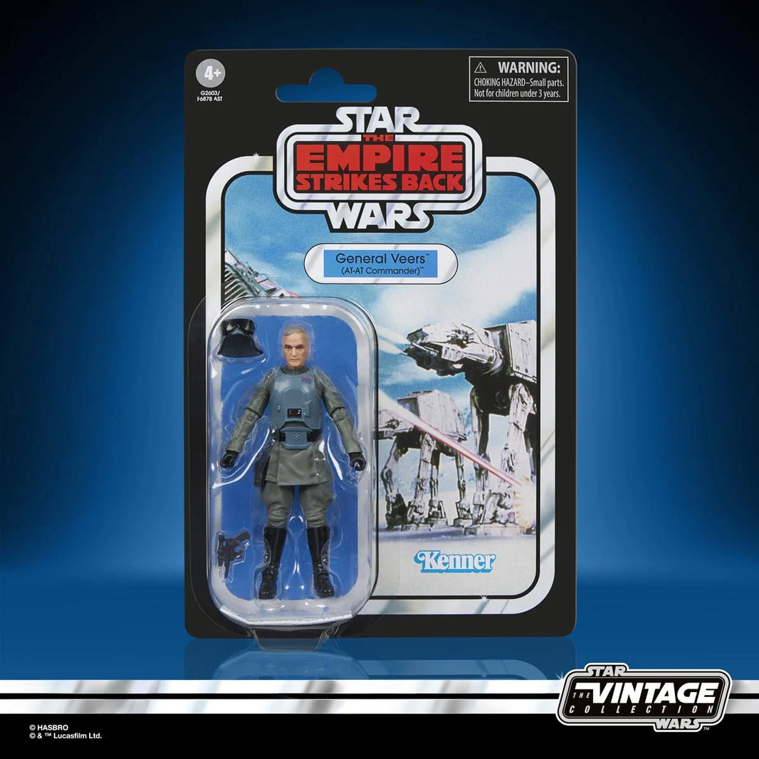Star Wars The Vintage Collection General Veers AT-AT Commander 3.75-Inch Action Figure (VC392)