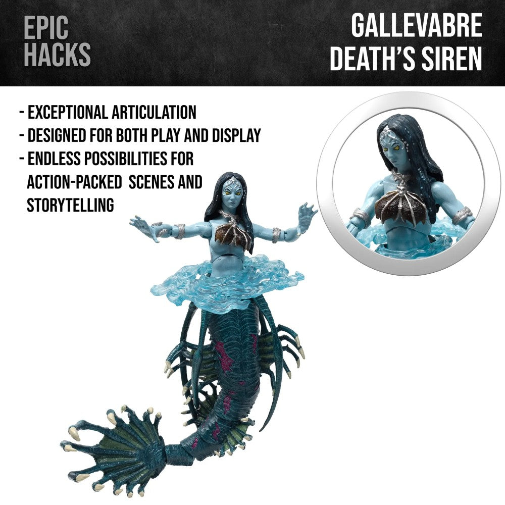 Gallevarbe – Death’s Siren Court of the Dead Action Figure - 1:18 Scale (7")