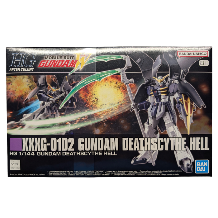 Gundam Deathscythe Hell Mobile Suit Gundam Wing High Grade Model Kit by Bandai Hobby Gunpla 1:144 Scale 5-Inch