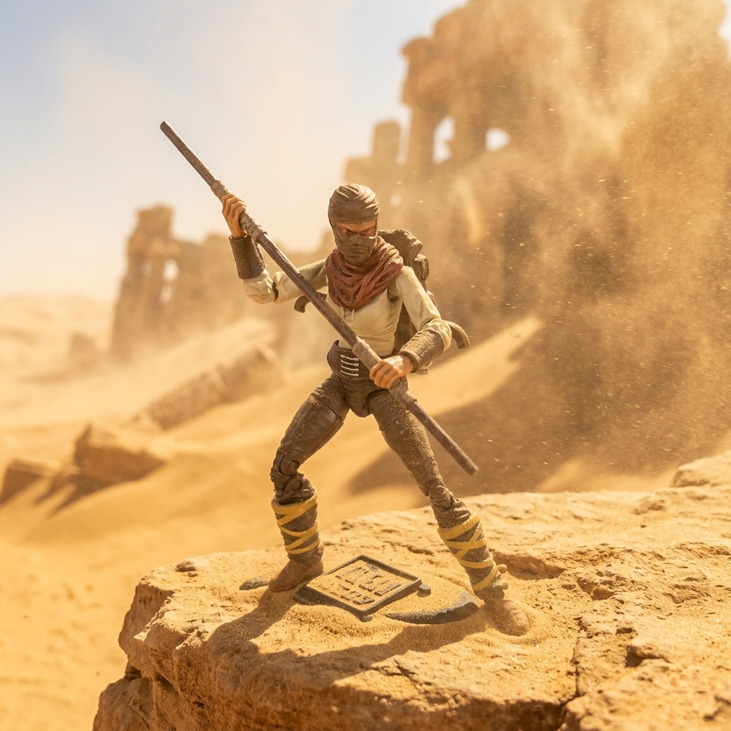 Desert Wanderer Barbarian Refugee Vitruvian H.A.C.K.S. Action Figure Boss Fight