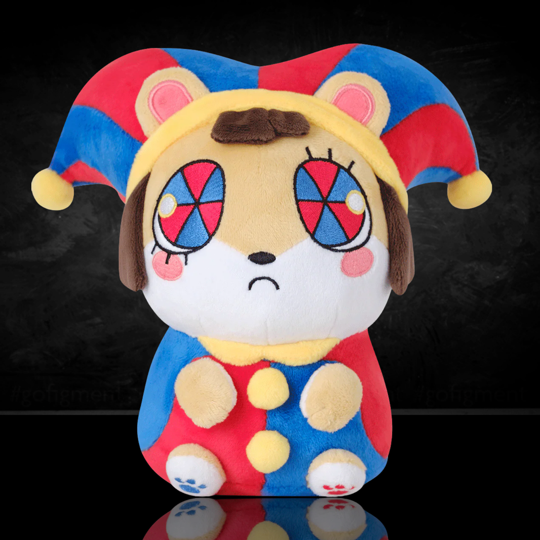 Pomni Hampster Plush The Amazing Digital Circus 12" Soft Plush Toy New With Tags Glitch Authentic in jester outfit