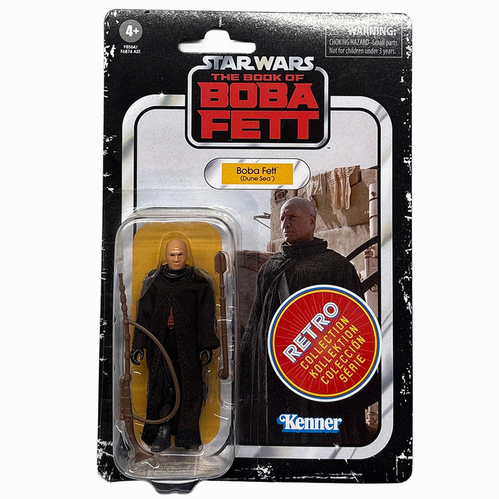 Boba Fett Dune Sea Star Wars Retro Collection Action Figure in case BOBF Kenner sealed packaging