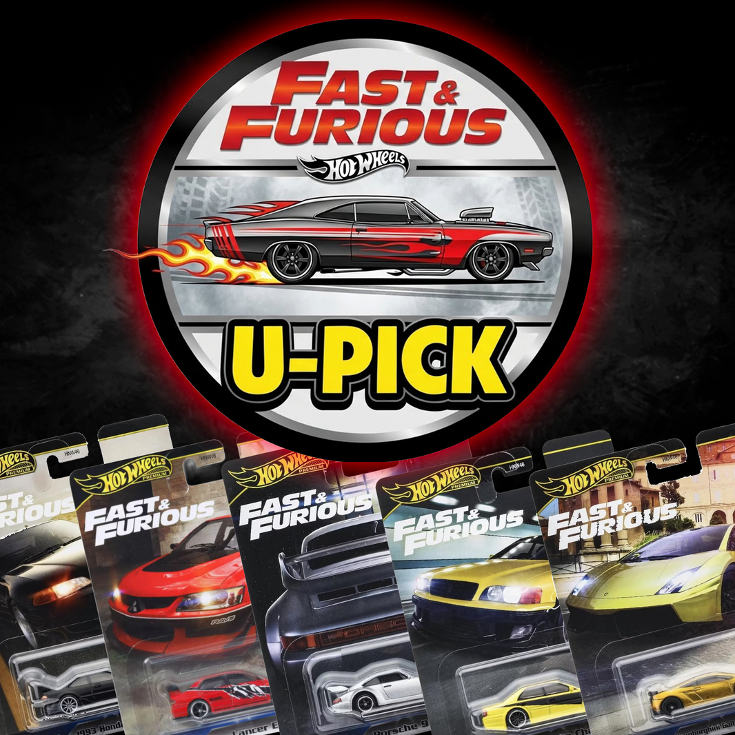 Fast & Furious Hot Wheels Premium Metal Real Riders Die-Cast Cars