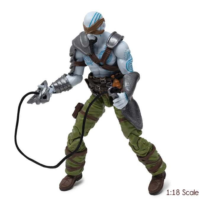 Samhain the Fear Dorcha -Vitruvian H.A.C.K.S. 1:18 Scale Action Figure holding a whip