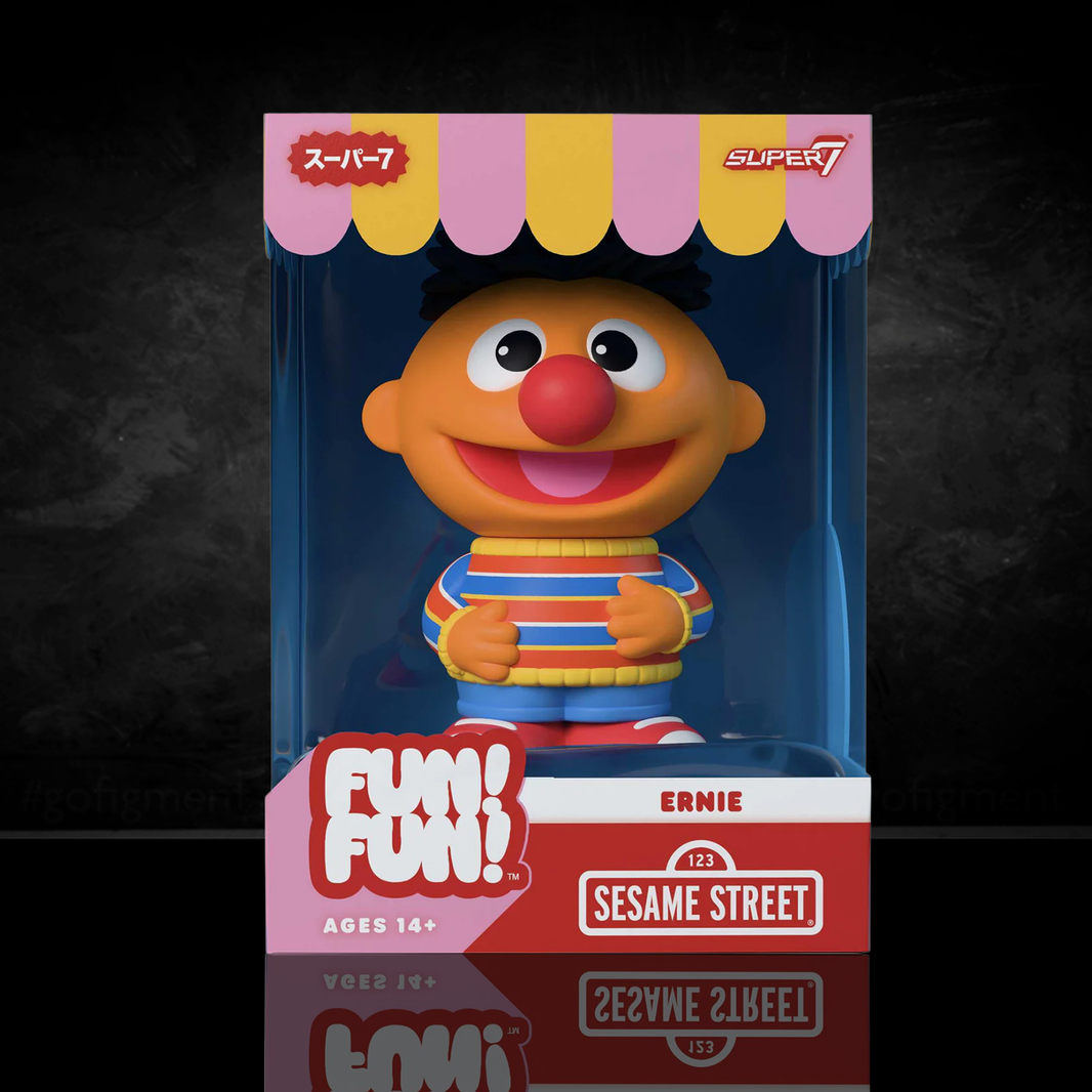 Sesame Street FUN! FUN!™ Wave 2 Ernie Vinyl Figure 5 Inch