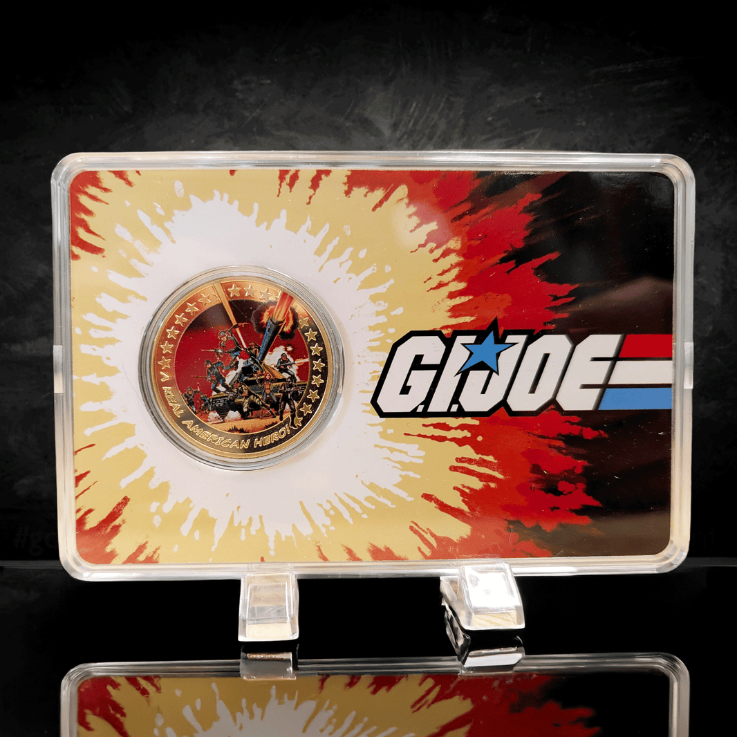 G.I. Joe: A Real American Hero - Limited Edition Coin - 60th Anniversary 24k Gold Plated