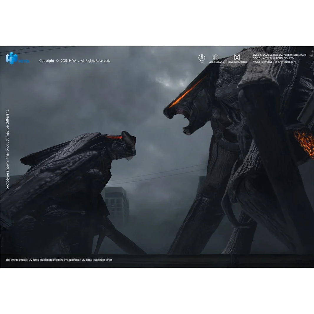 Godzilla 2014 Muto Male and Female Exquisite Basic Series 6-Inch Action Figure Set
