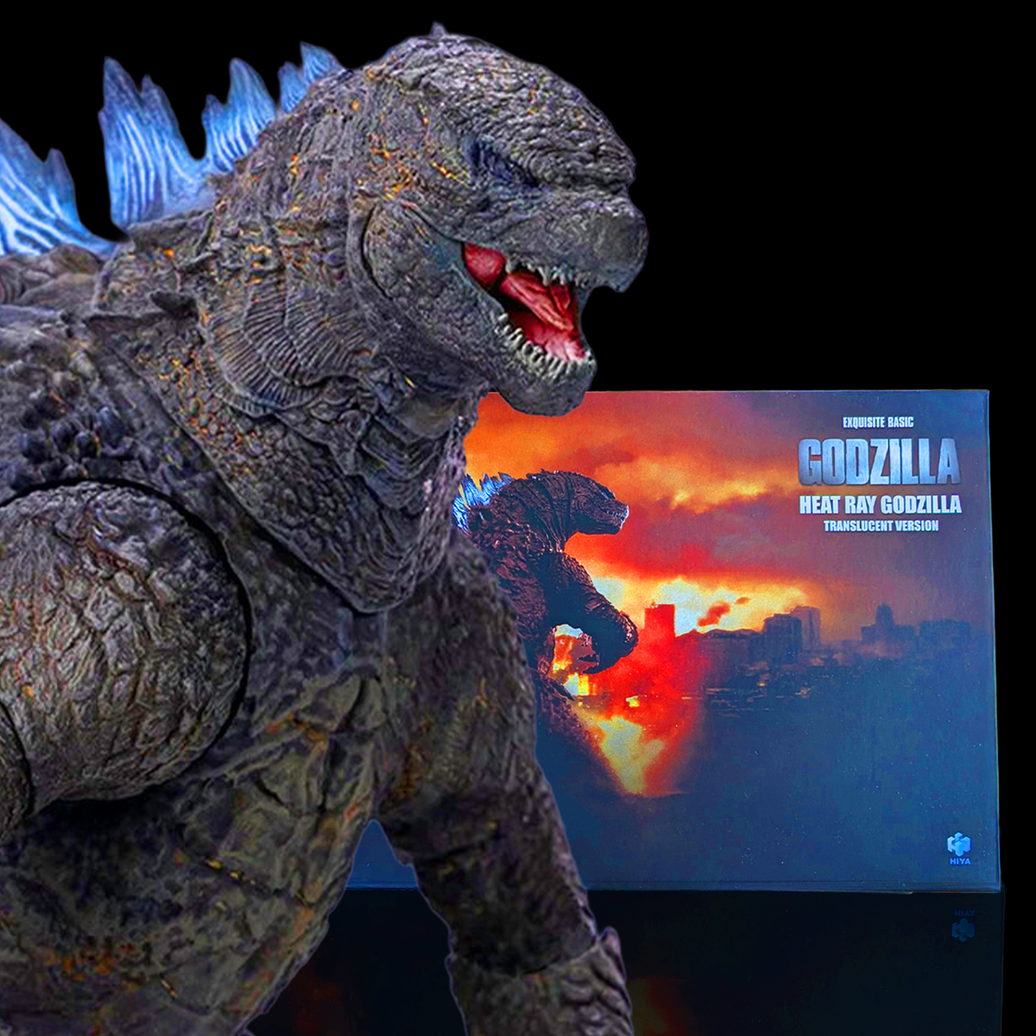 Godzilla 2014 Godzilla Heat Ray Translucent Exquisite Basic Series Action Figure 6 inch