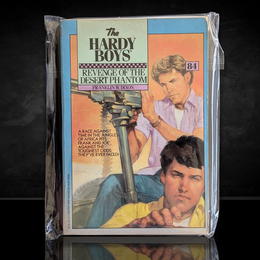 Image of a Hardy Boys Paperback book featuring 83 The Swamp Monster - The Hardy Boys Paperback Book - Vintage 1987