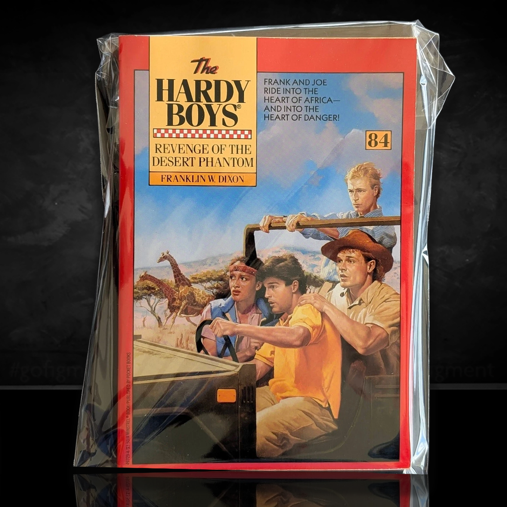 Image of a Hardy Boys Paperback book featuring 83 The Swamp Monster - The Hardy Boys Paperback Book - Vintage 1986