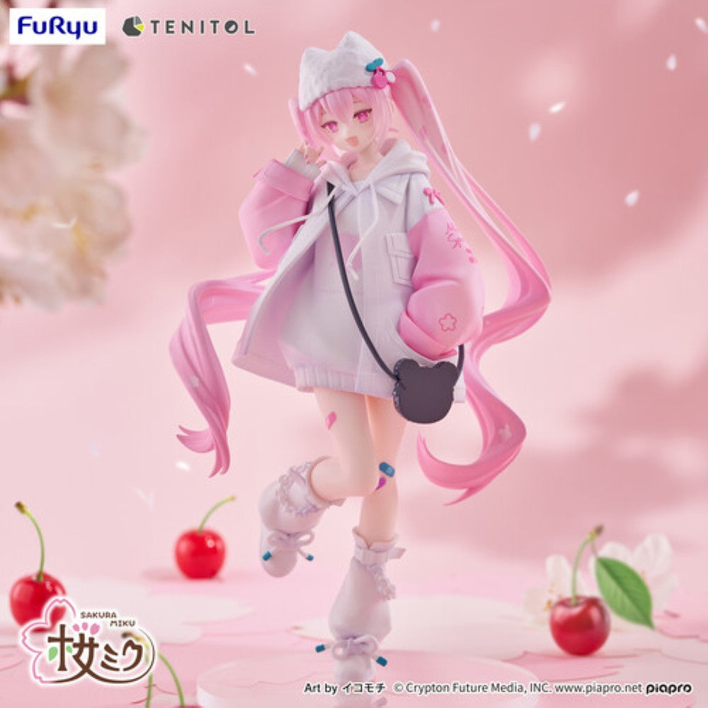 Hatsune Miku Tenitol Sakura Miku Cool Style Figure by FuRyu